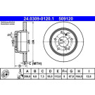 ATE | Bremsscheibe | 24.0309-0120.1