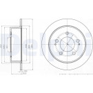 Delphi | Bremsscheibe | BG4220