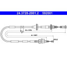 24.3728-2001.2 Seilzug, Kupplungsbetätigung 24.3728-2001.2 Seilzug, Kupplungsbetätigung