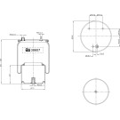 FEBI BILSTEIN 38607 Federbalg, Luftfederung FEBI BILSTEIN 38607 Federbalg, Luftfederung