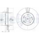 Delphi | Bremsscheibe | BG2345