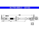ATE | Bremsschlauch | 83.7751-0553.3