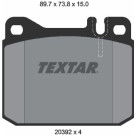 2039204 Bremsbelagsatz, Scheibenbremse Q+