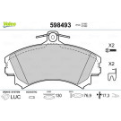 Valeo | Bremsbelagsatz, Scheibenbremse | 598493