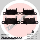Zimmermann | Bremsbelagsatz, Scheibenbremse | 25691.160.1