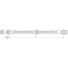 Metzger | Bremsschlauch | 4110439