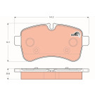 GDB1748 Bremsbelagsatz, Scheibenbremse COTEC GDB1748 Bremsbelagsatz, Scheibenbremse COTEC