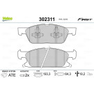 Valeo | Bremsbelagsatz, Scheibenbremse | 302311