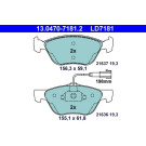 13.0470-7181.2 Bremsbelagsatz, Scheibenbremse ATE Ceramic