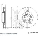 Blue Print | Bremsscheibe | ADBP430180