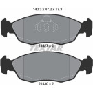 2182702 Bremsbelagsatz, Scheibenbremse Q+