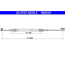 2 x ATE Seilzug, Feststellbremse | 24.3727-0233.2