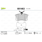 Valeo | Bremsbelagsatz, Scheibenbremse | 601463