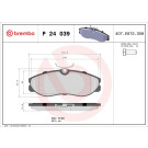Brembo | Bremsbelagsatz, Scheibenbremse | P 24 039