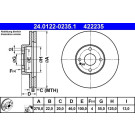 24.0122-0235.1 Bremsscheibe