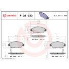 Brembo | Bremsbelagsatz, Scheibenbremse | P 28 023