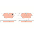 GDB1159 Bremsbelagsatz, Scheibenbremse COTEC GDB1159 Bremsbelagsatz, Scheibenbremse COTEC