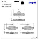 Delphi Bremsbelagsatz, Scheibenbremse LP1420