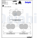 Delphi | Bremsbelagsatz, Scheibenbremse | LP1723