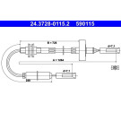 24.3728-0115.2 Seilzug, Kupplungsbetätigung