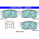 Bremsbelagsatz, Scheibenbremse ATE Ceramic 13.0470-5779.2
