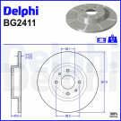 Delphi | Bremsscheibe | BG2411