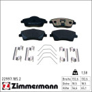 Zimmermann Bremsbelagsatz, Scheibenbremse 22997.185.2