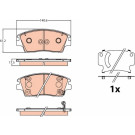 GDB2197 Bremsbelagsatz, Scheibenbremse GDB2197 Bremsbelagsatz, Scheibenbremse