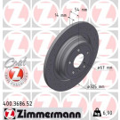 Zimmermann | Bremsscheibe | 400.3686.52