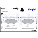 Delphi | Bremsbelagsatz, Scheibenbremse | LP2085