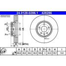 ATE | Bremsscheibe | 24.0128-0286.1
