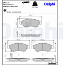 Delphi | Bremsbelagsatz, Scheibenbremse | LP1739 Delphi | Bremsbelagsatz, Scheibenbremse | LP1739