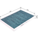 BOSCH 0 986 628 513 Innenraumfilter