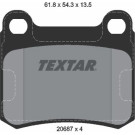 Textar | Bremsbelagsatz, Scheibenbremse | 2068703