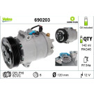 690203 Kompressor, Klimaanlage VALEO CORE-FLEX