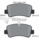 Textar Bremsbelagsatz, Scheibenbremse Q+ 2511201