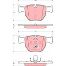 GDB1526 Bremsbelagsatz, Scheibenbremse COTEC GDB1526 Bremsbelagsatz, Scheibenbremse COTEC