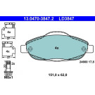 Bremsbelagsatz, Scheibenbremse ATE Ceramic 13.0470-3847.2