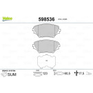 Valeo | Bremsbelagsatz, Scheibenbremse | 598536
