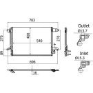 Mahle | Kondensator, Klimaanlage | AC 864 001S