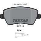 Textar Bremsbelagsatz, Scheibenbremse Q+ 2397301