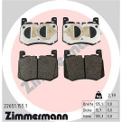 Zimmermann | Bremsbelagsatz, Scheibenbremse | 22651.155.1