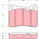 GDB261 Bremsbelagsatz, Scheibenbremse GDB261 Bremsbelagsatz, Scheibenbremse