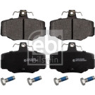 febi bilstein | 2 x FEBI Bremsbelagsatz, Scheibenbremse | 16274