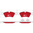 GDB1642DTE Bremsbelagsatz, Scheibenbremse DTEC COTEC GDB1642DTE Bremsbelagsatz, Scheibenbremse DTEC COTEC