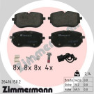 Zimmermann | Bremsbelagsatz, Scheibenbremse | 26416.150.2