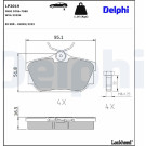 LP2019 Bremsbelagsatz, Scheibenbremse