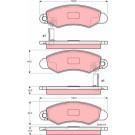 GDB3215 Bremsbelagsatz, Scheibenbremse GDB3215 Bremsbelagsatz, Scheibenbremse