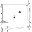 Mahle | Kühler, Motorkühlung | CR 1156 000S