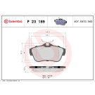 Brembo | Bremsbelagsatz, Scheibenbremse | P 23 189